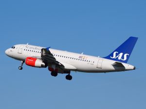 Maschine der Skandinavian Airlines