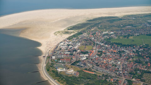 Borkum von oben